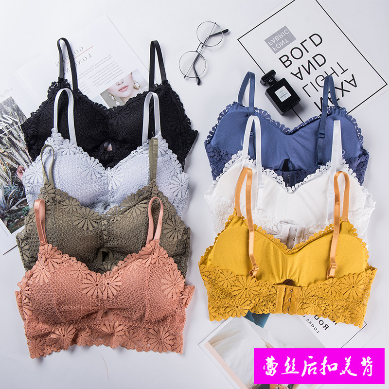 Lace Bralette Set - 3D Sexy girl lace Lingerie reggiseno