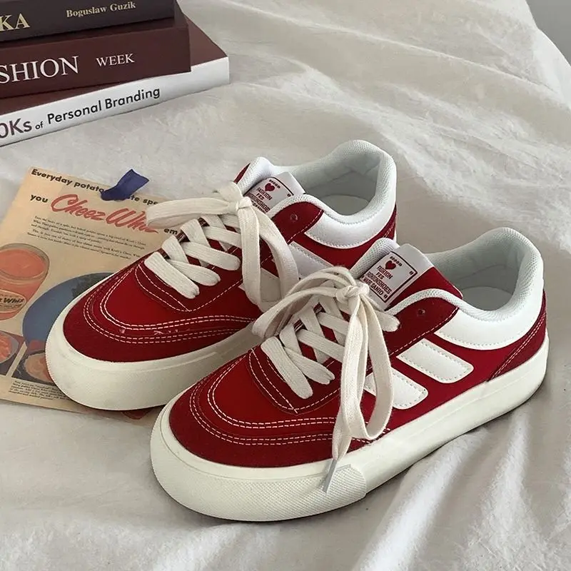 Vans Shoes Old Skool - 2024 nuove donne rosse Vulcanize scarpe