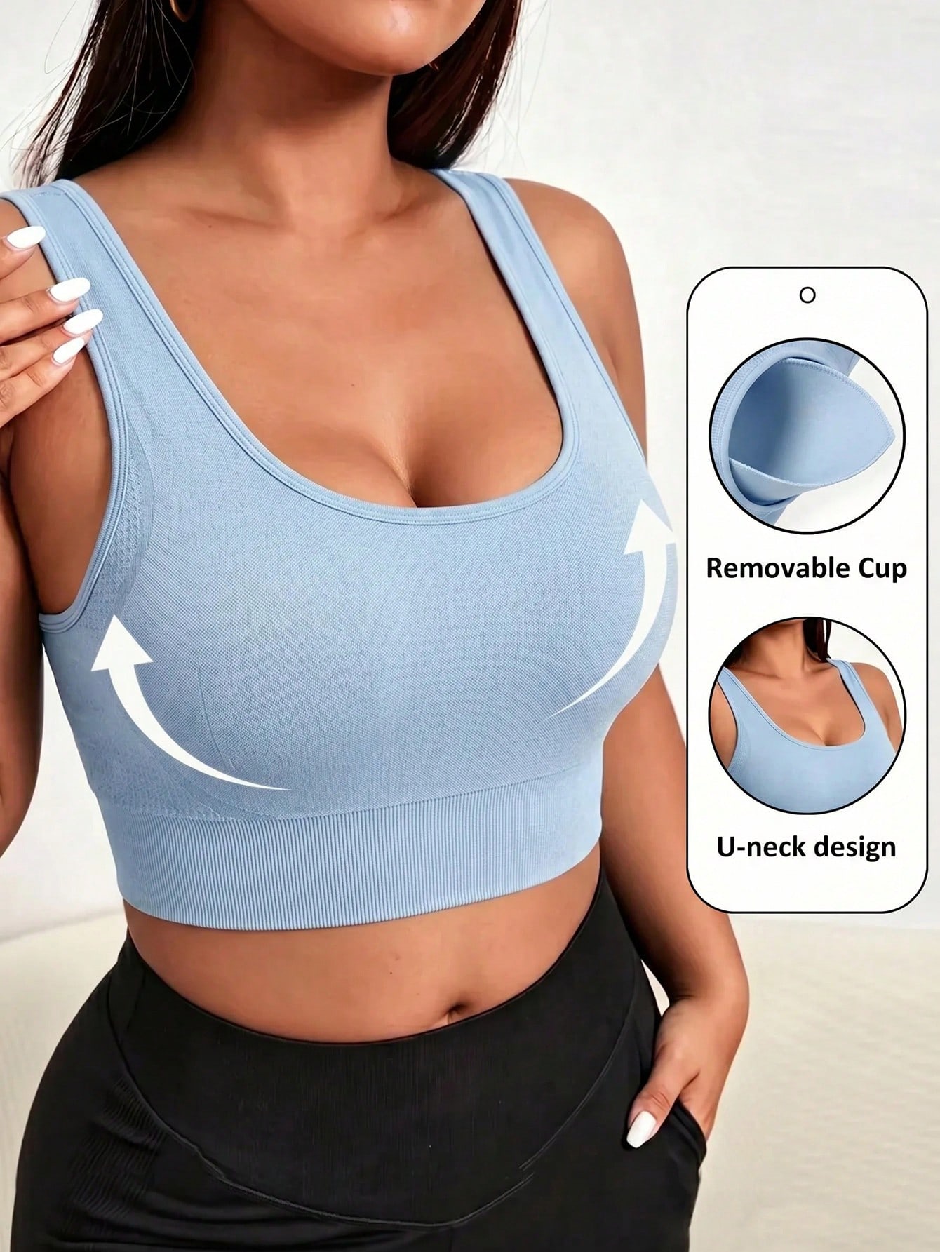 Reggiseno Sportivo Senza Cucit - Sports Bra Racerback recensione e prezzo